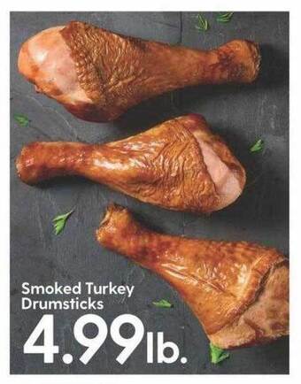 Hy-Vee Smoked turkey drumsticks offer