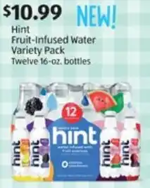 Aldi Hint Fruit- Infused Water Variety Pack Twelve 16 oz offer