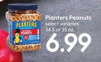 Hy-Vee Planters peanuts offer
