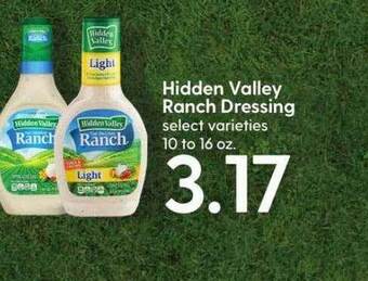 Hy-Vee Hidden valley ranch dressing offer