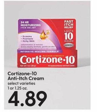 Hy-Vee Cortizone-10 anti-itch cream offer