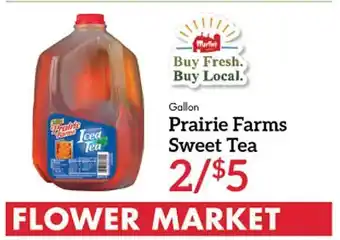 Price Chopper Gallon prairie farms sweet tea offer