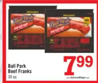 Price Chopper Ball park beef franks offer