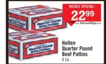 Price Chopper Holten quarter pound beef patties offer