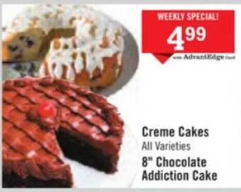 Price Chopper Creme cakes 8 offer