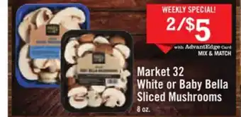Price Chopper Market 32 white or baby bella sliced muschrooms offer