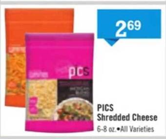 Price Chopper Pics shredded cheese offer