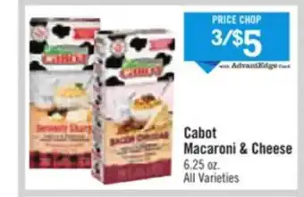 Price Chopper Cabot macaroni & cheese offer