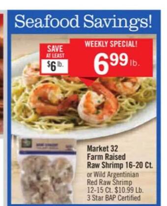 Price Chopper Market 32 farm raised raw shrimp offer