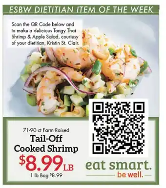 Price Chopper Tail-off cooked shrimp offer