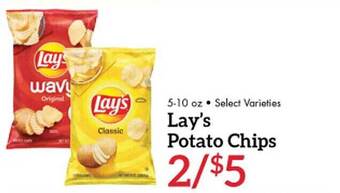 Price Chopper Lay's potato chips offer