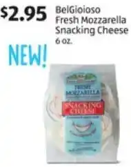 Aldi Belgioioso Fresh Mozzarella Snacking Cheese 6 oz offer