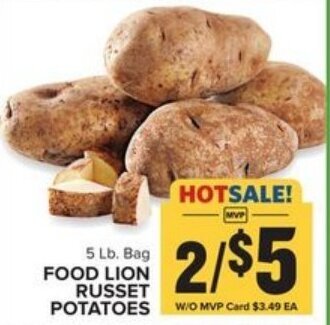 Food Lion Food Lion Russet Potatoes offer