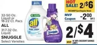Food Lion Snuggle Liquid 32-50 oz offer