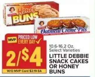 Food Lion Little Debbie Snack Cakes Or Honey Buns 10.6-16.2 oz offer