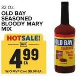 Food Lion Old Bay Seasoned Bloody Mary Mix 32 oz offer