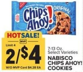 Food Lion Nabisco Chips Ahoy! Cookies offer