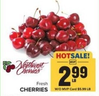 Food Lion Cherries offer