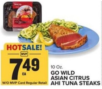 Food Lion Go Wild Asian Citrus AHI Tuna Steaks offer
