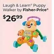 City Market Laugh & learn pupy walker by fisher-price offer