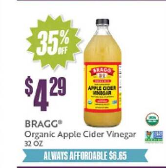 Bragg organic apple cider vinegar