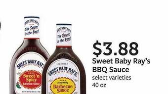 Fareway Sweet baby ray's bbq sauce offer