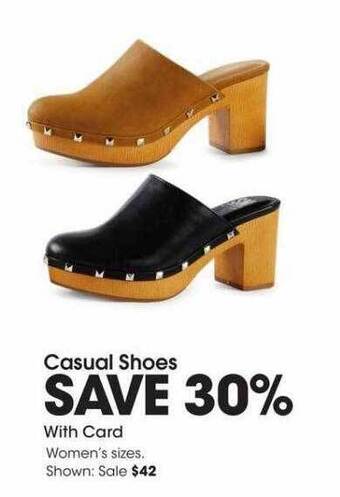 Fred Meyer Casual shoes offer