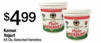 Jons International Karoun yogurt offer