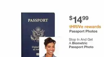 Kinney Drugs Passport photo offer