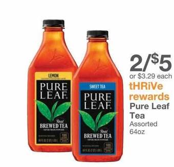 Kinney Drugs Pure leaf tea offer