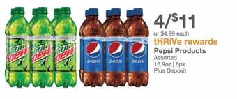 Kinney Drugs Pepsi products offer