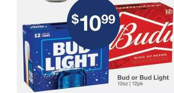 Kinney Drugs Bud or bud light offer