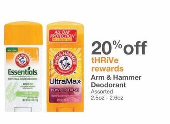 Kinney Drugs Arm & hammer deodorant offer
