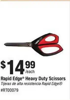 Napa Rapid edge heavy duty scissors offer