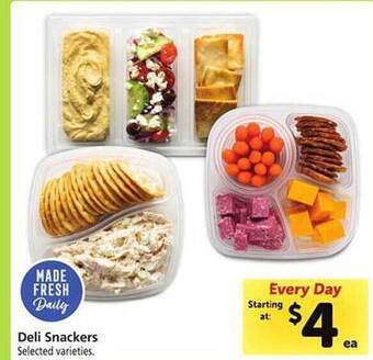 Safeway Deli snackers offer
