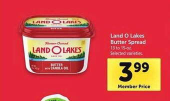 Safeway Land o lakes butter spread offer