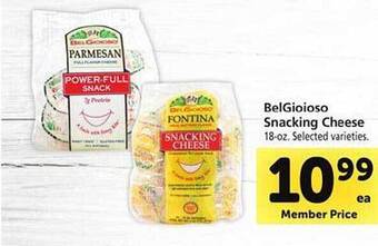 Safeway Belgioioso snacking cheese offer