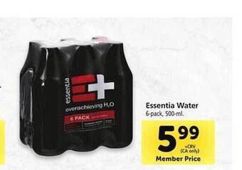 Safeway Essentia water offer