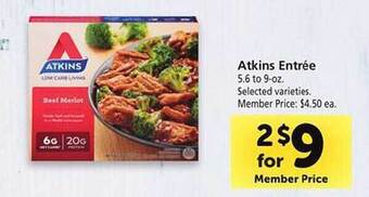 Safeway Atkins entrée offer
