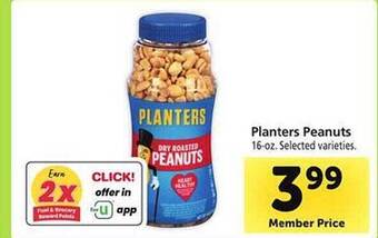 Safeway Planters peanuts offer