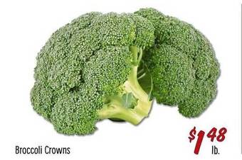 Sprouts Farmers Market Broccoli crowns offer