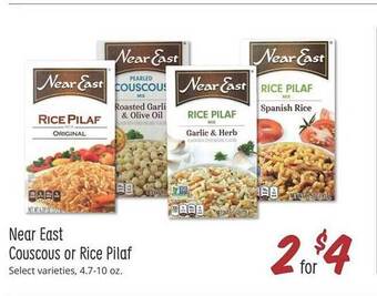 Sprouts Farmers Market Near east couscous or rice pilaf offer