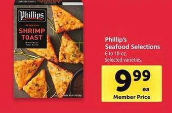 Safeway Phillip's seafood selections offer