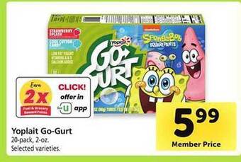 Safeway Yoplait go-gurt offer
