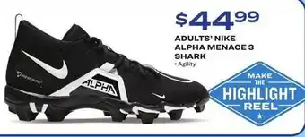 Academy Adults' nike alpha menace 3 shark offer