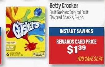 Commissary Betty crocker offer