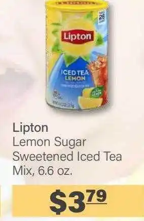Commissary Lipton lemon sugar sweetened iced tea mix offer