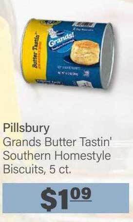 Commissary Pillsbury grands butter tastin'southern homestyle biscuits 5 ct offer