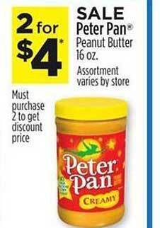 Dollar General Peter pan peanut butter offer