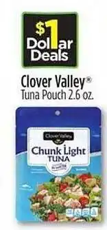 Dollar General Clover valley tuna pouch offer
